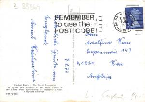 B88864 windsor castle the garter procession   uk