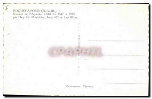 Old Postcard Roquefavour (B Rh) Aqueduc Summit