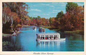 Glass bottom Tourist Boats - Silver Springs FL, Florida - pm 1961