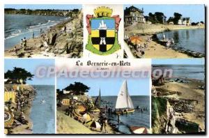 Old Postcard La Bernerie En Retz