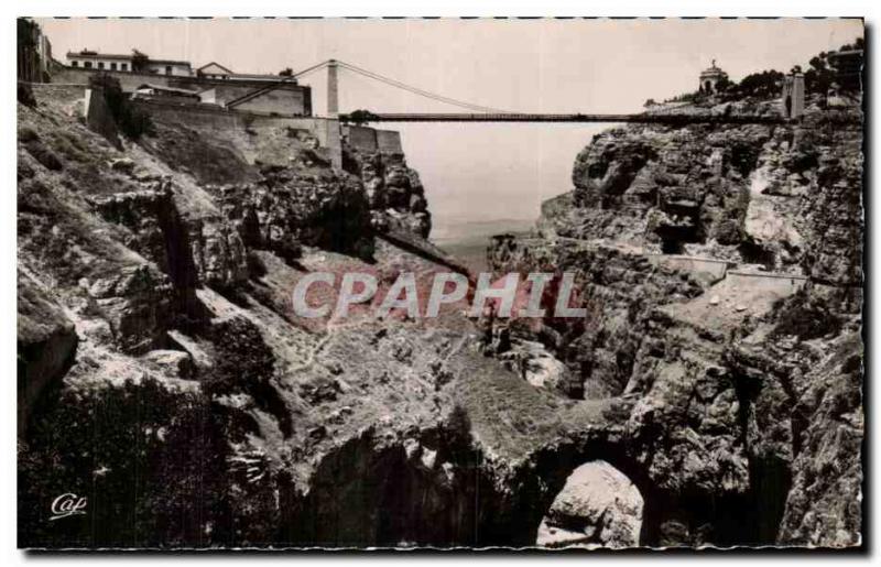 Old Postcard Constantine Sidi Bridge and Tunnel Rhumel