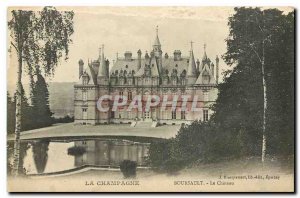 Old Postcard Champagne Chateau Boursault