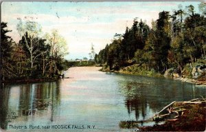 Tucks 2629 Thayer's Pond Near Hoosick Falls NY c1912 Vintage Postcard R52