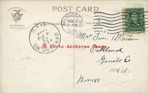 St Patrick's Day, IAP 1907 No IAP02-1, Ellen Clapsaddle, White Pipe, Shamrocks
