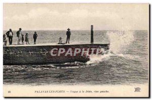 Palavas - Vague Lanza Left Bank Old Postcard