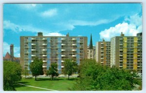 ST. LOUIS, Missouri MO ~ PLAZA SQUARE APARTMENTS c1960s  Postcard