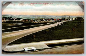 Albany New York~Air View Beaver Park~Vintage Postcard