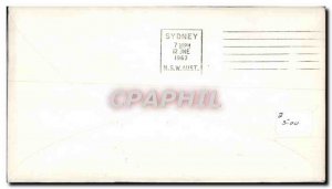 Letter Cocos Keeling Islands Qantas 11 June 1963