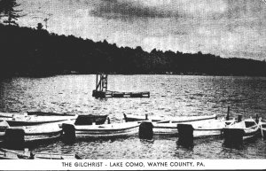 Pennsylvania Wayne County Lake Como The Gilchrist 1961