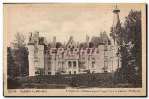 Old Postcard Salies de Bearn The Hotel du Chateau (that belonged to Joan of A...