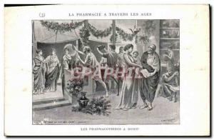 Old Postcard Pharmacy Through The Ages The pharmacotribes Rome