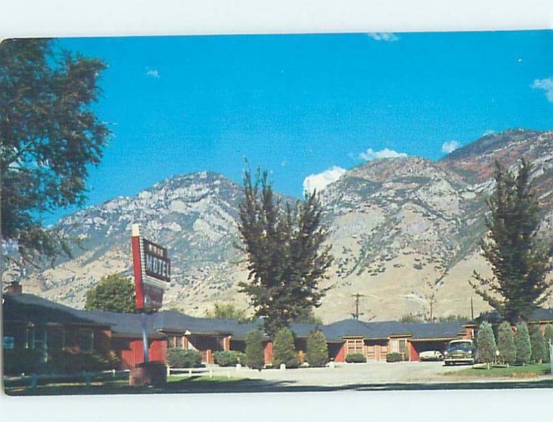 Unused Pre-1980 MOTEL SCENE Provo Utah UT G6656