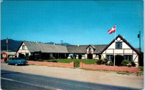 SOLVANG, CA  California   Solvang GUARD MOTEL  c1950s Car Roadside    Postcard