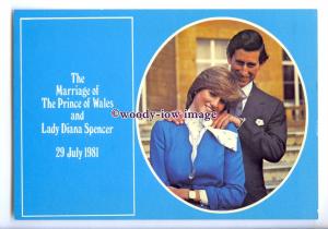 er0195 - Celebrating Prince Charles & Diana's Wedding Day 29/07/81 - postcard