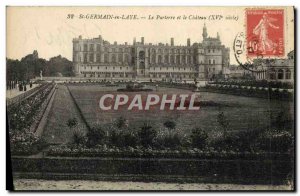 Postcard Old Saint Germain En Laye The Parterre and Chateau