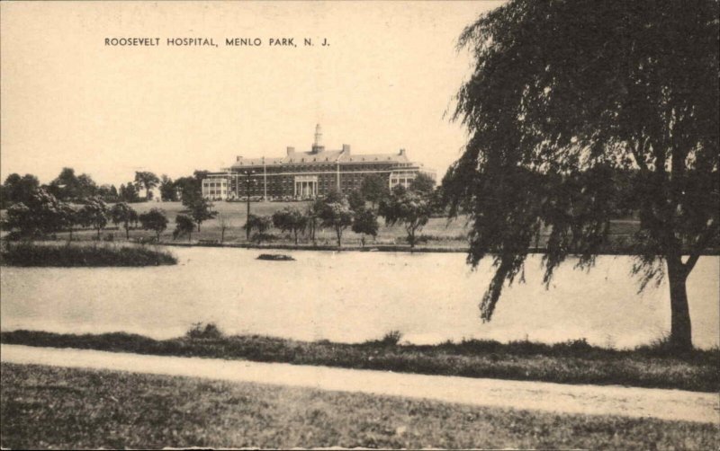 Menlo Park New Jersey NJ Roosevelt Hospital Vintage Postcard