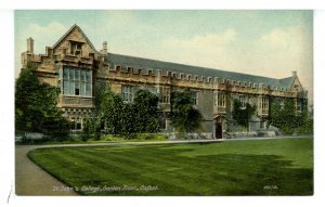 UK - England, Oxford. St. John's College, Garden Front