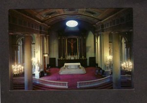 MO Basilica Church St Louis King of France Cathedral Missouri Postcard Interior