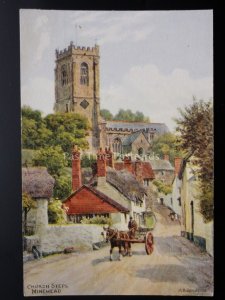 Somerset: Church Step's Minehead, Art by A.R.Quinton by J.Salmon No.3032