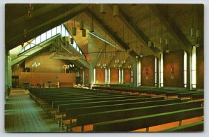 Winooski Vermont~St Michaels College Archangel Chapel~Standard Chrome Postcard