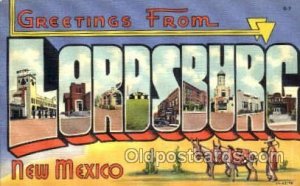 Greetings From Lordsburg, New Mexico, USA Large Letter Town Unused 