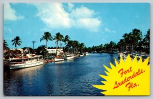 Fort Lauderdale, Florida - 1962 - Postcard