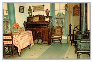 Elm Creek Indian Fort Kitchen Interior Pioneer Village Minden Nebraska Postcard