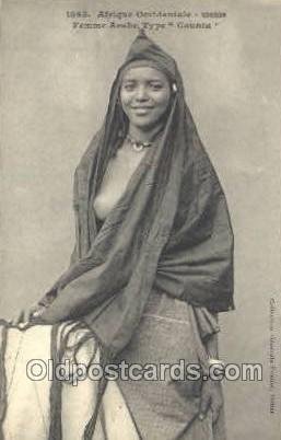 Afrique Occidentale Femme Arabe African Nude Unused 