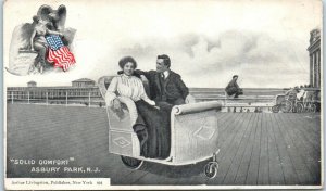 Antique Solid Comfort Cart Ride Asbury Park New Jersey PC2738