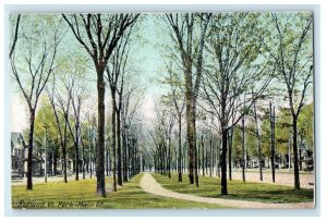 1910 Park - Main Street, Rutland, Vermont VT Antique Posted Postcard  