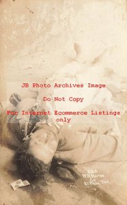 Mexico Border War, RPPC, Soldier Executed by Villa in Juarez, WH Horne No 838