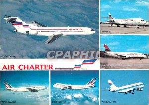 Postcard Modern Fleet used by Air Charter subsidiary of Air France and Air In...