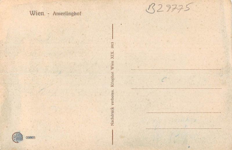 B29775 wien amerlinghof austria