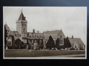 Somerset: TAUNTON SCHOOL - Old Postcard Pub by Photochrom Co Ltd