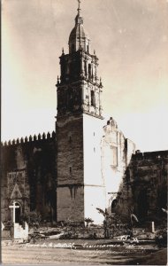 Mexico Catedral de Cuernavaca Vintage RPPC C136