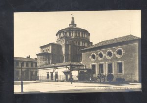 RPPC MILANO ITALY ITALIA CHIESA DELIA GRAZIE VINTAGE REAL PHOTO POSTCARD