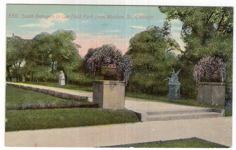 Chicago, South Entrance to Garfield Park from Maison St.
