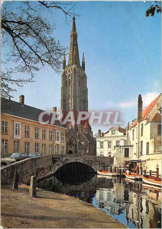 Modern Postcard the church Brugge N D