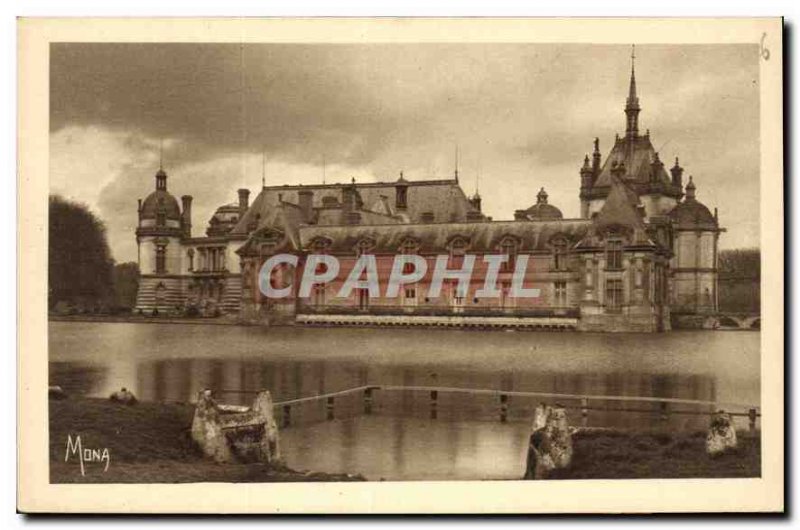 Old Postcard Chateau de Chantilly Castles Petit Chateau and Tour du Tresor