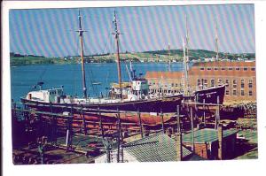 Ships in Dry Dock, Lunenburg, Nova Scotia, 