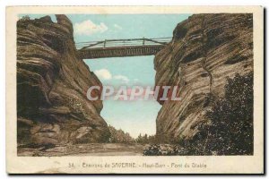 Old Postcard Surroundings of Saverne Haut Barr Devil's Bridge