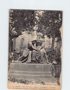 Postcard Group of LeSouvenir (Remembrance), St. John Place, Nancy, France