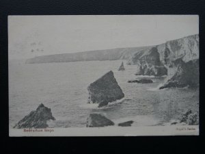 Cornwall BEDRUTHAN STEPS c1903 Old Postcard by Argall's Series