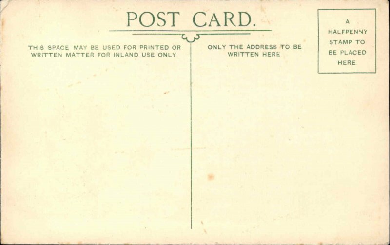 Kids Having Tea Cocoa Party CWS Adv Chocolate c1910 Postcard