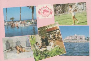 Palm Beach Hotel Famagusta Tennis Match Cyprus Greece Postcard