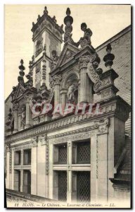 Old Postcard The Chateau Blois skylights and Fireplaces