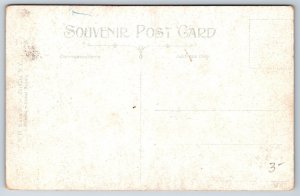 Lewiston New York~Niagara River Line Steamer Ship Nearing Dock~Vintage Postcard