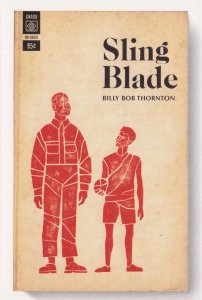 Sling Blade Billy Bon Thornton Film Movie As Rare Old Book Cover Postcard
