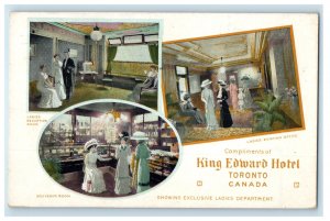 1915 Multiview, King Edward Hotel Toronto Ontario Canada Vintage Postcard 