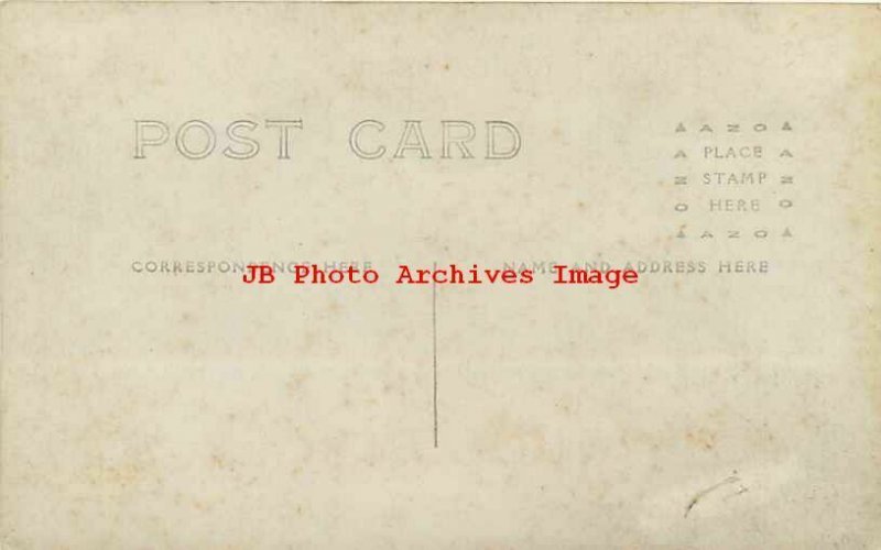 Depot, Montana, Lewistown, RPPC, Great Northern Railroad Station